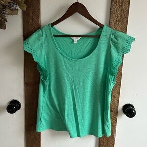 LC Lauren Conrad Women’s XL Flutter Sleeve Top
Vguc